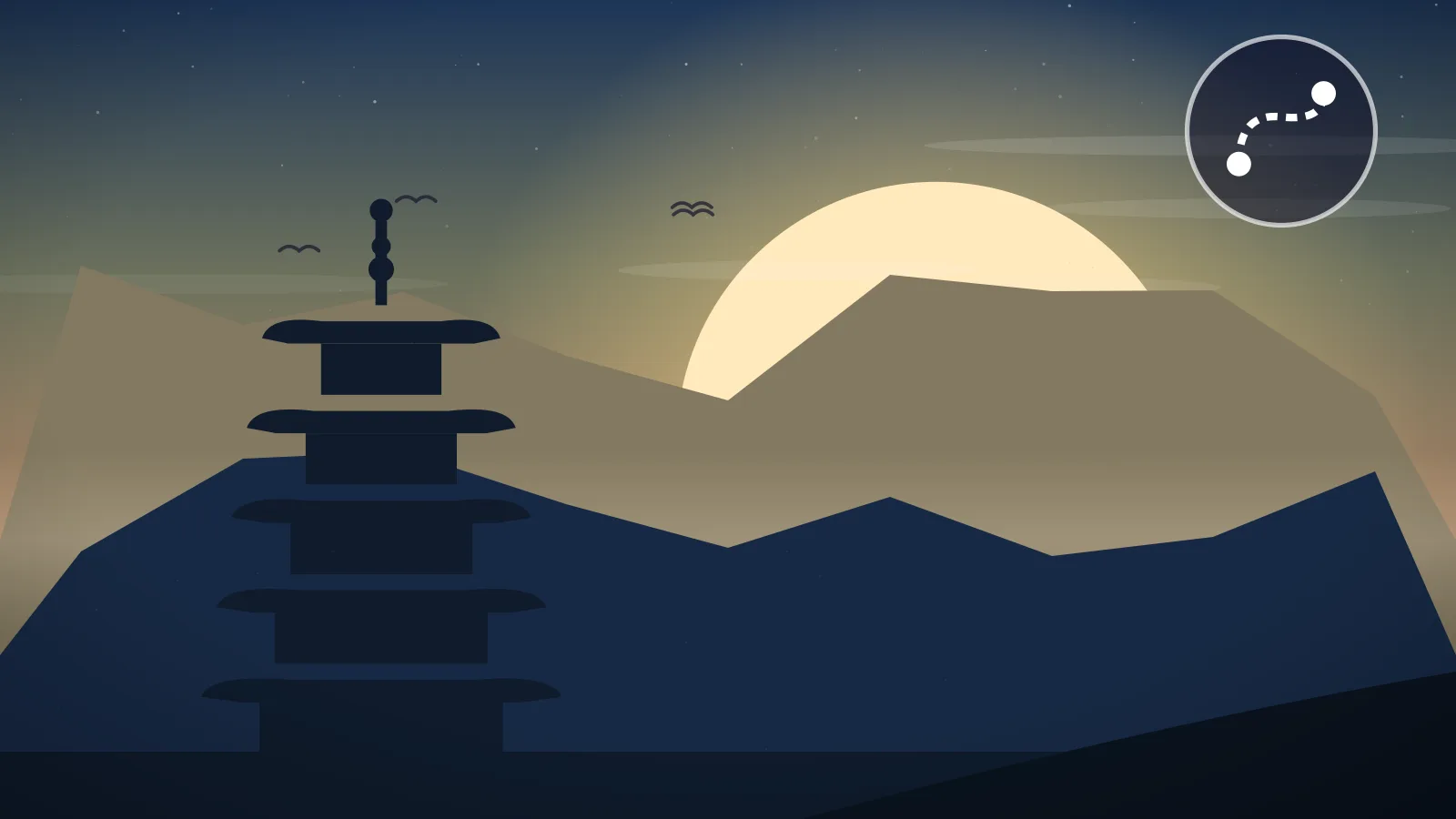 Nara 3 day itinerary — five-story pagoda silhouette above the hills at dawn, Japan