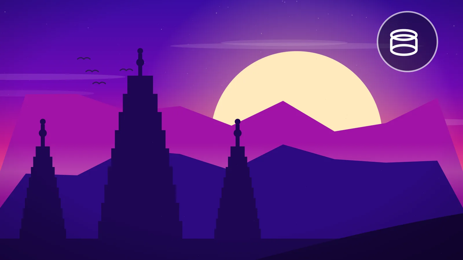 Bangkok travel budget — Wat Arun temple spires against a purple dusk sky, Thailand