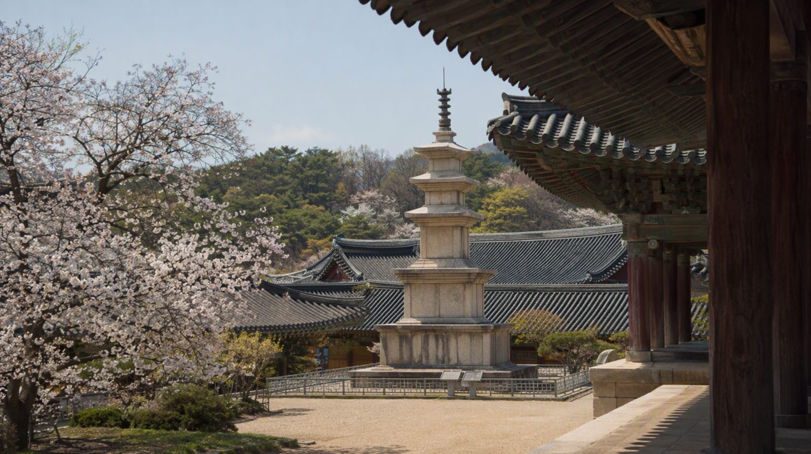 Kuil Bulguksa, Gyeongju, Korea Selatan