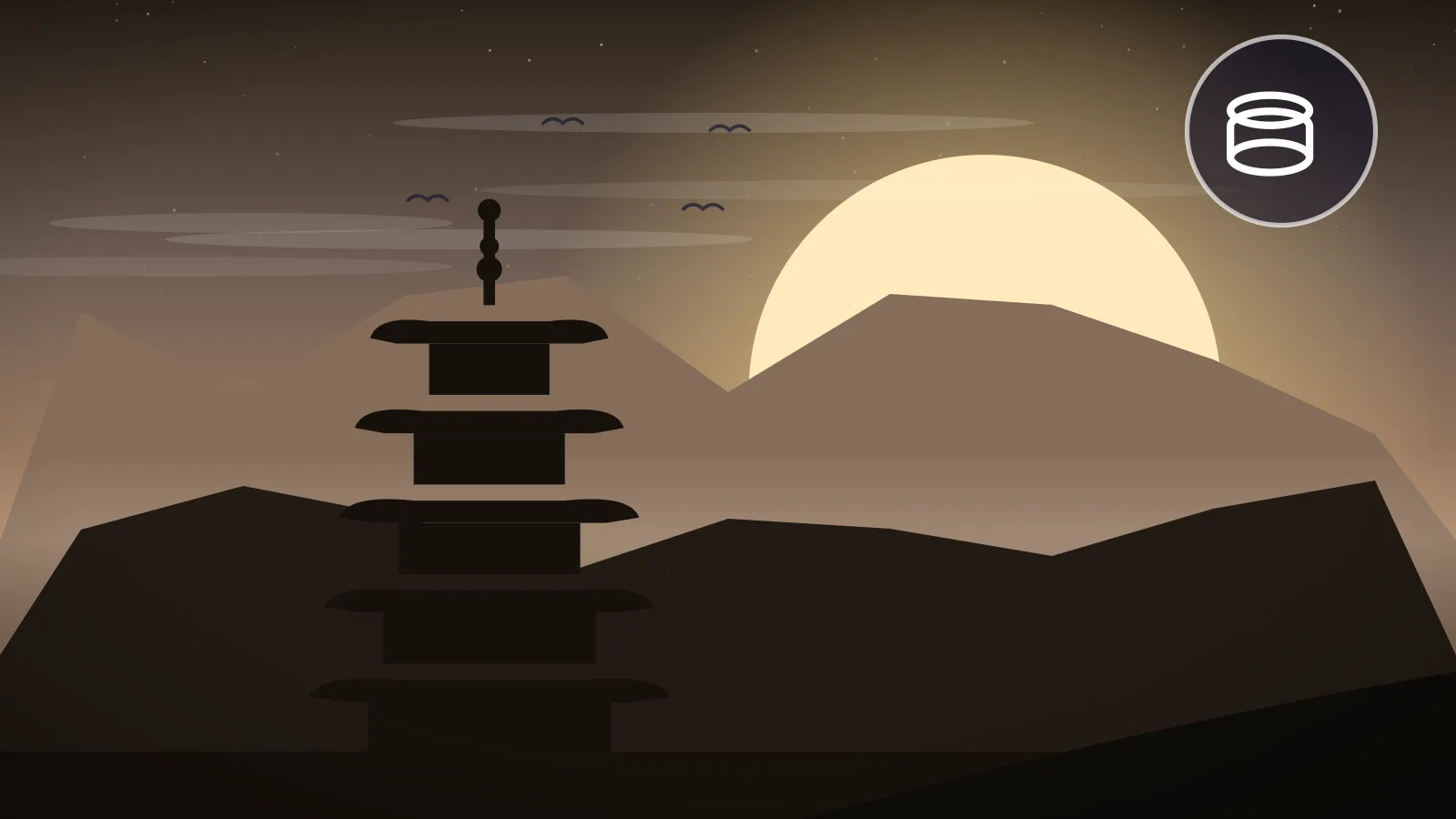 Gyeongju travel budget — Silla stone pagoda and royal tomb mounds at dusk, South Korea