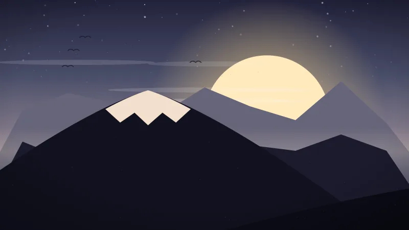 Hakone travel guide — snow-capped Mount Fuji under a starry night sky, Japan