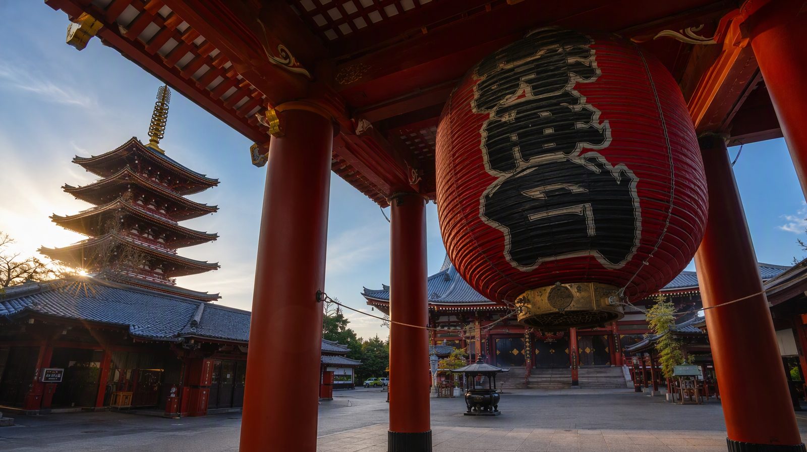 Senso-ji-Tempel in Asakusa, Tokio, Japan