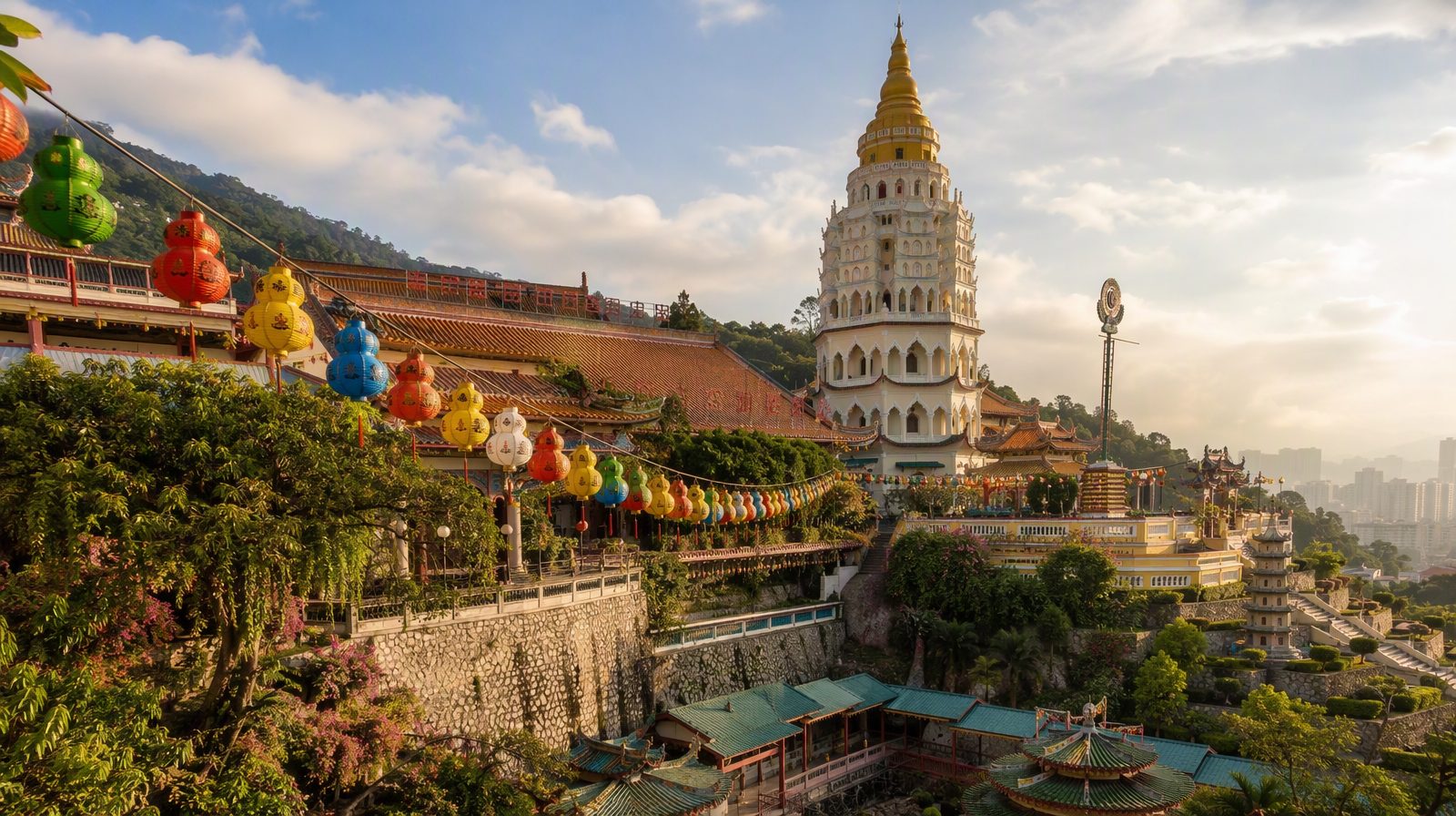 Pagoda del templo Kek Lok Si, Penang, Malasia