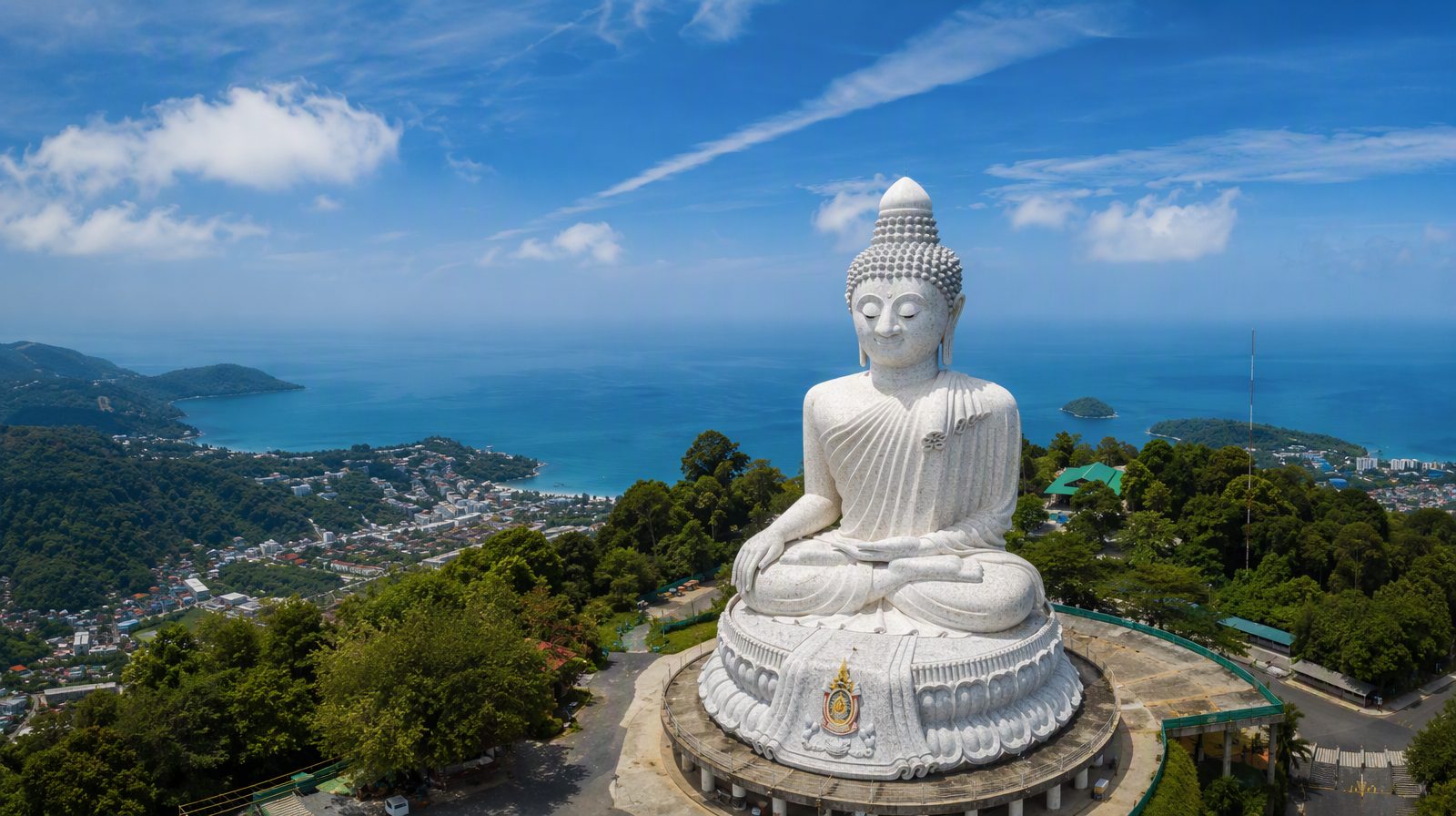 Der Große Buddha mit Blick auf Phuket, Thailand