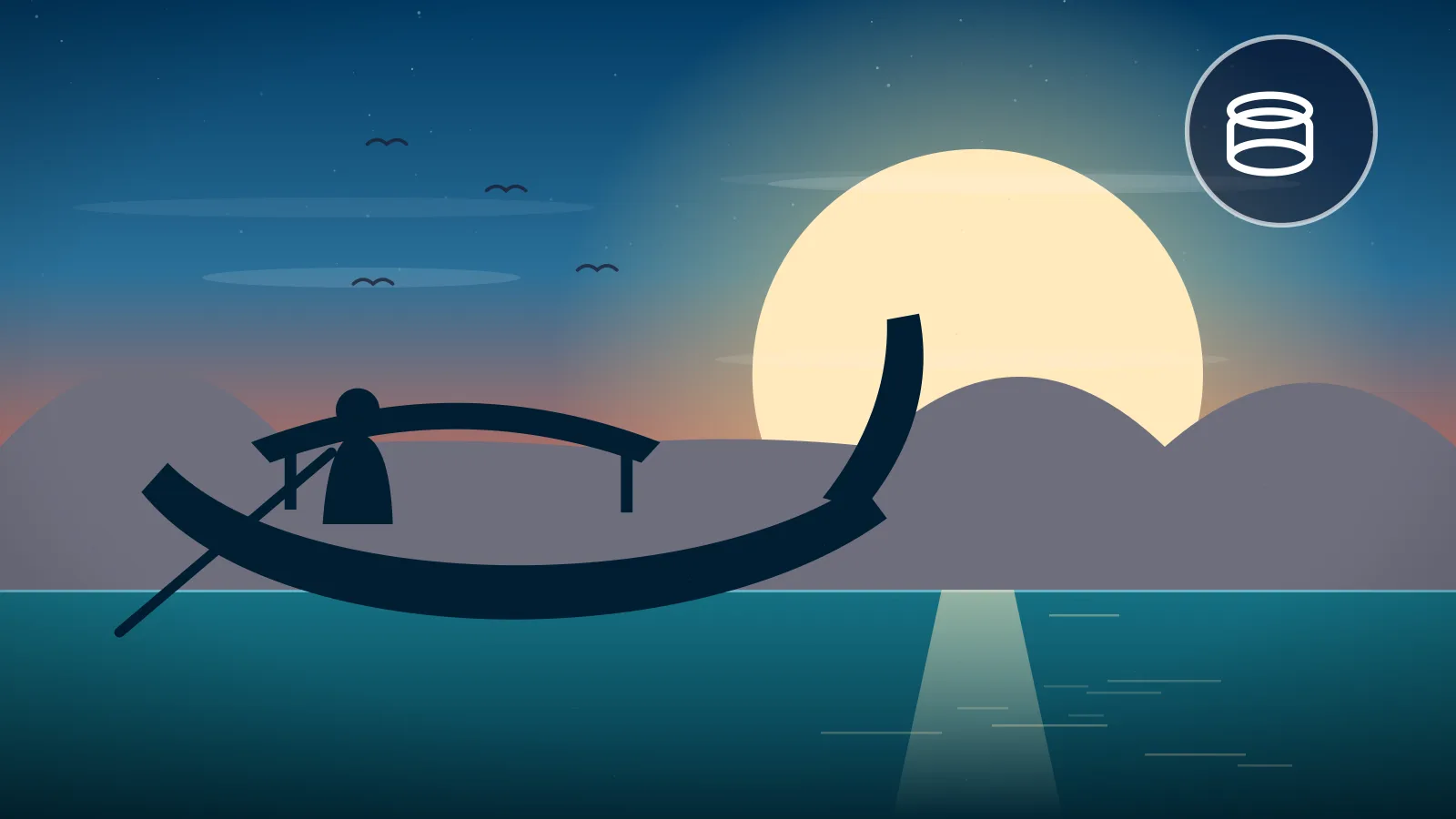 Seminyak travel budget — fishing boat off the sunset coast, Bali, Indonesia